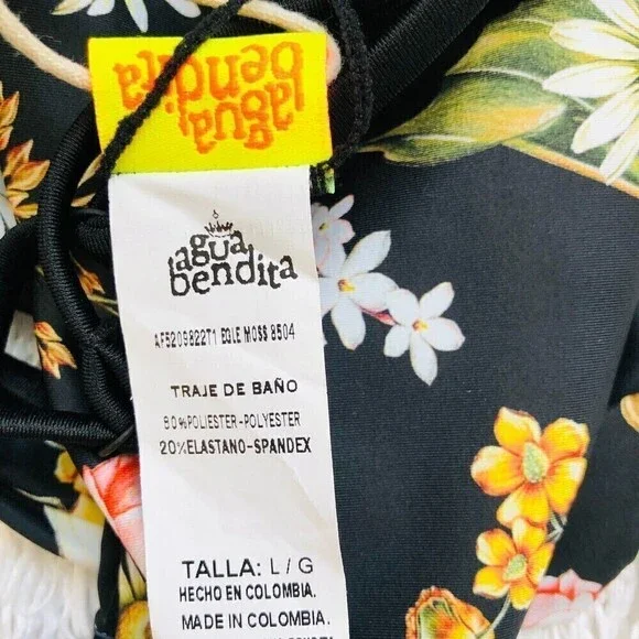 Agua Bendita Womens Egle Moss Bikini Reversible Bottom Large - Picture 11 of 12